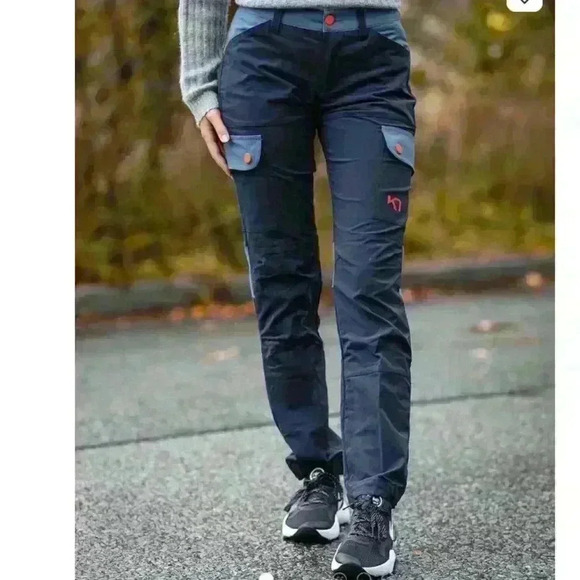 Kari Traa “Signe” Cargo Hiking Pant Blue Color Block Women’s XL EUC! - Picture 4 of 14